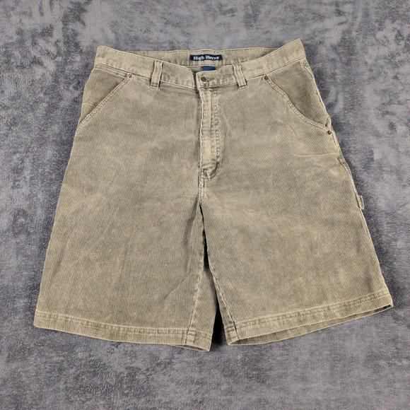 High Sierra Other - High Sierra Corduroy Cargo Shorts Mens 34 Beach  Green Skater Surf Vintage